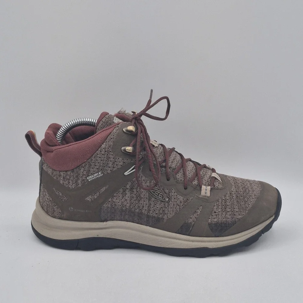 KEEN Snow Hiking Boots Womens Size 8 Brown Waterproof Ankle Lace Up 1023497